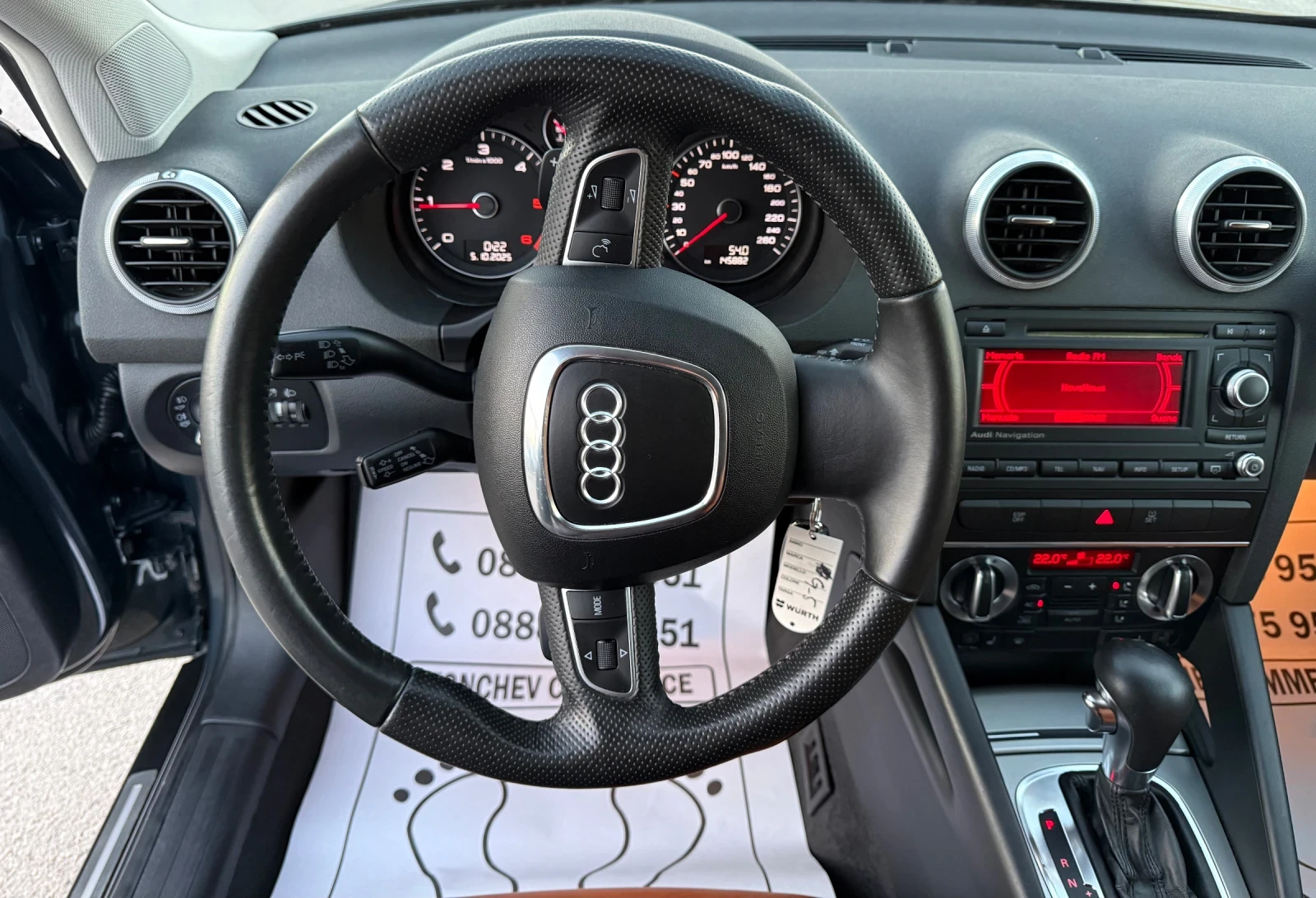 Audi A3 2.0-TDI-AUTOMAT-145.000km-NEW-NEW-NEW-PODGREV-KOJA | Mobile.bg   12