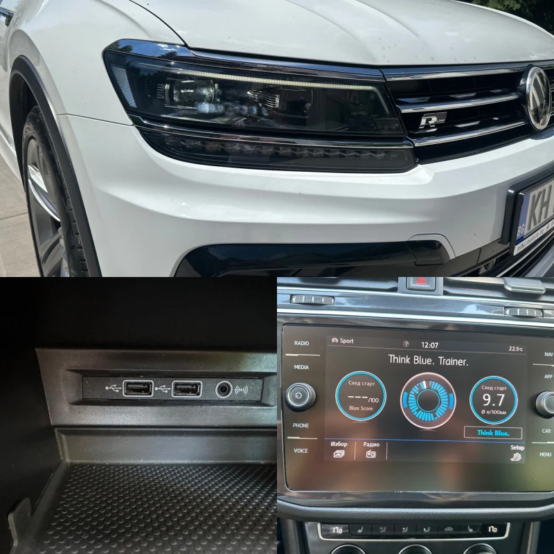 VW Tiguan 2.0TDI* R Line* 4MOTION* Distronic* Keyless* , снимка 14 - Автомобили и джипове - 46480567