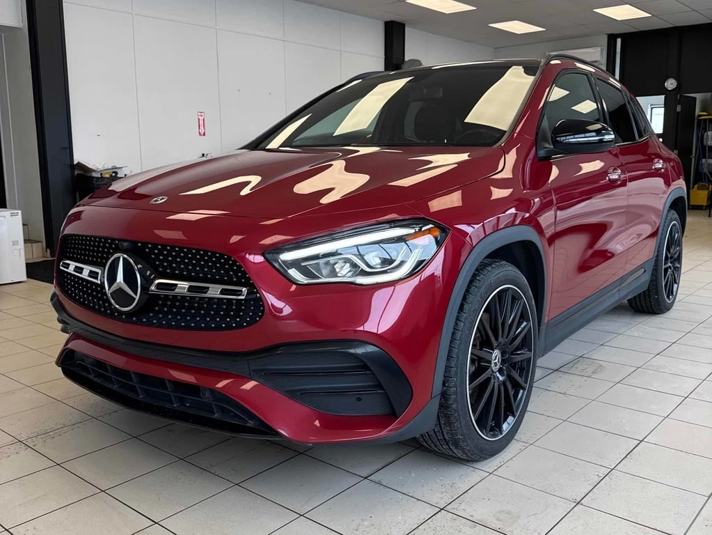 Mercedes-Benz GLA 250 Wine Red / DISTRONIC / 360 / AMBIENT / ����� | Mobile.bg � ����������� 1