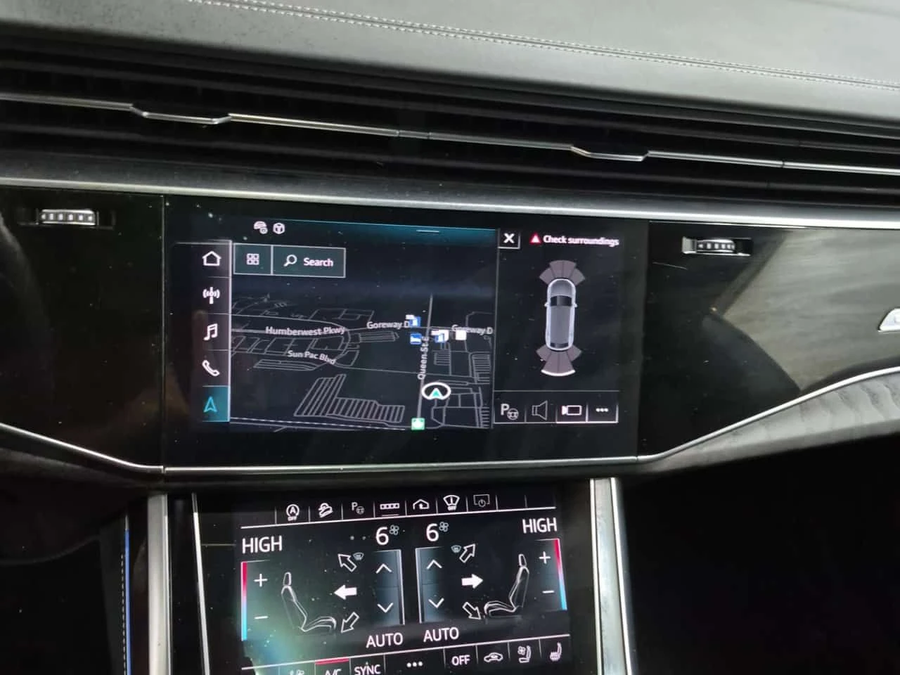 Audi Q8 Technik/ПАНОРАМА/ДИСТРОНИК/360/ОБДУХВАНЕ, снимка 11 - Автомобили и джипове - 54611773