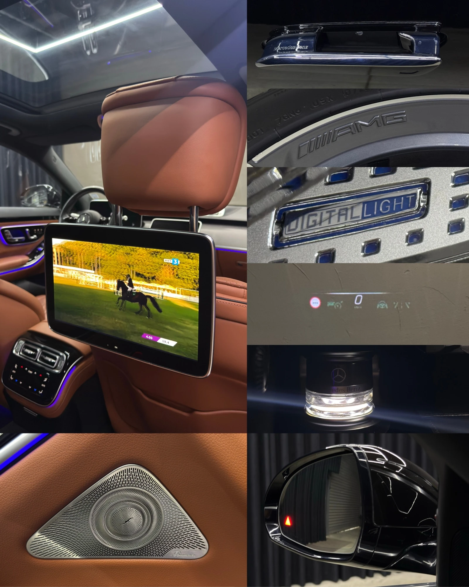 Mercedes-Benz S 400 d/4Matic/9G/AMG/Airmatic/В ГАРАНЦИЯ, снимка 13 - Автомобили и джипове - 55380260