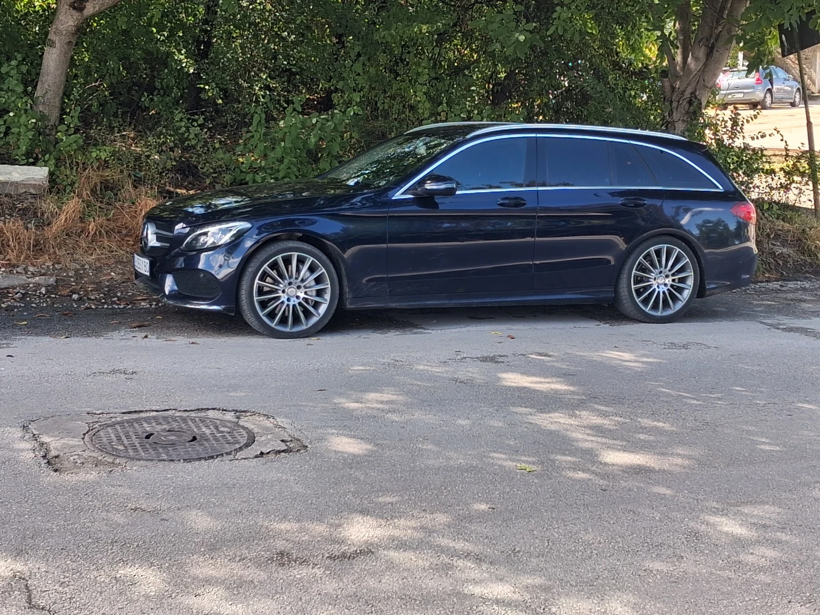 Mercedes-Benz C 250 Mercedes Benz C250D/Сменена верига/4-Matic/9-G/AMG, снимка 14 - Автомобили и джипове - 56057062