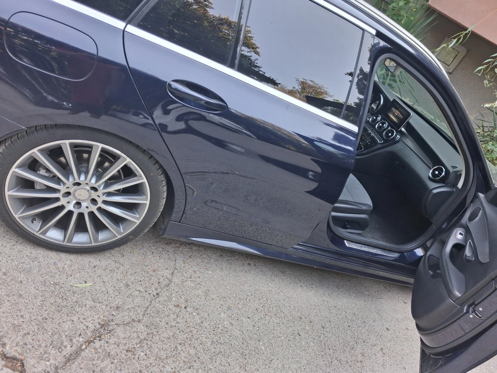 Mercedes-Benz C 250 Mercedes Benz C250D/Сменена верига/4-Matic/9-G/AMG, снимка 13 - Автомобили и джипове - 56057062