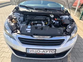 Peugeot 308 1, 6HDi-92k.c.НАВИ* КЛИМАТРОНИК* ПАНОРАМА, EBPO 5B, снимка 15