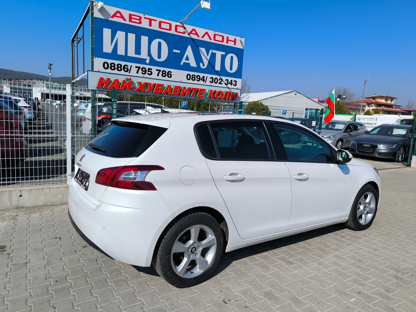 Peugeot 308 1, 6HDi-92k.c.НАВИ* КЛИМАТРОНИК* ПАНОРАМА, EBPO 5B, снимка 6 - Автомобили и джипове - 53849649