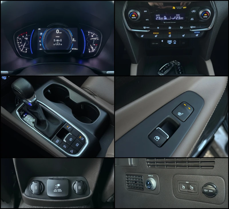 Hyundai Santa fe 2.2 CRDi AWD ! 6+ 1 ! HTRAC ! Premium !, снимка 14 - Автомобили и джипове - 53133595