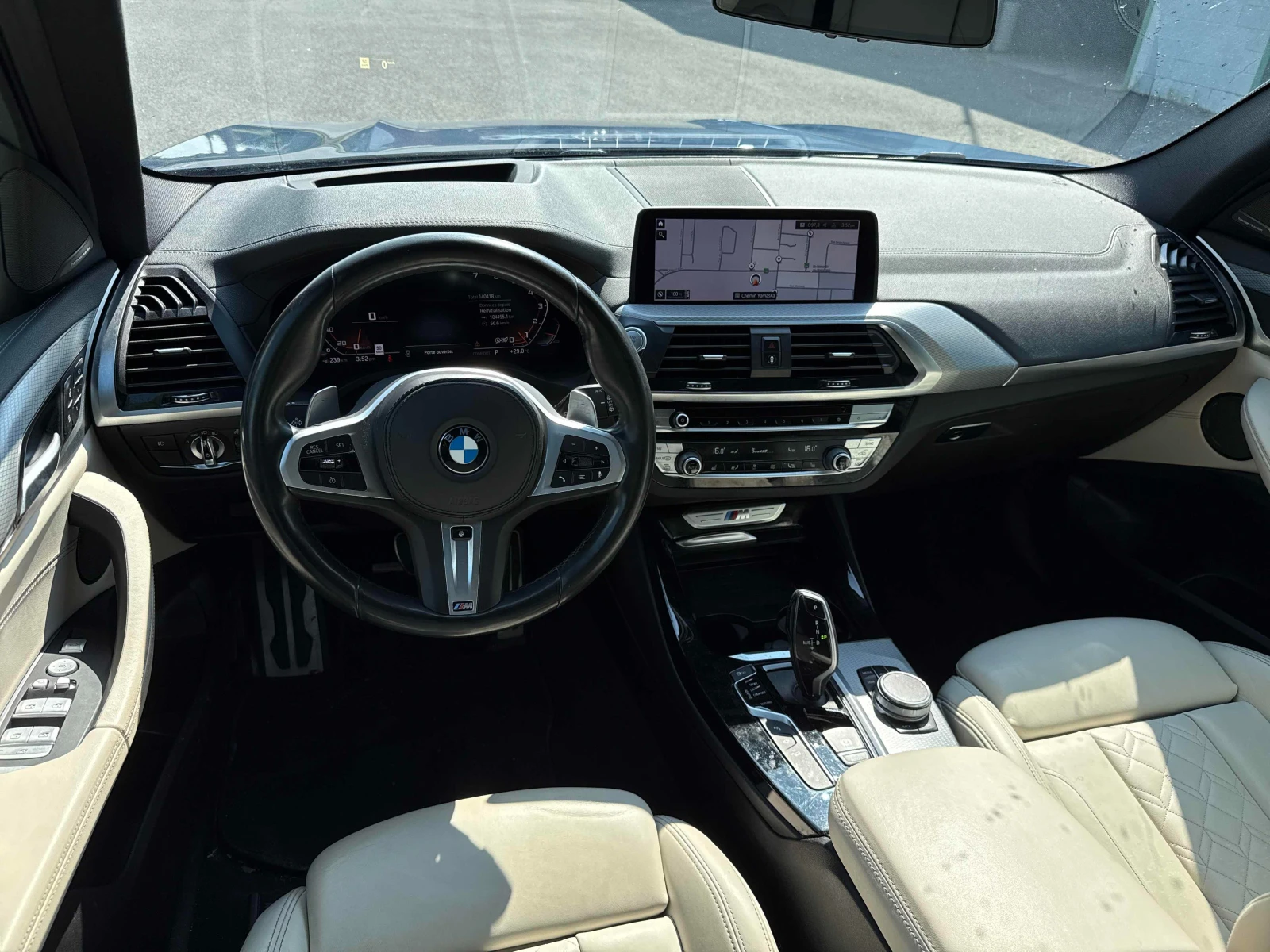 BMW X3 M40i/LOADED/ПОДГРЕВИ/ОБДУХВАНЕ/ПАНОРАМА/CARFAX, снимка 9 - Автомобили и джипове - 55194334