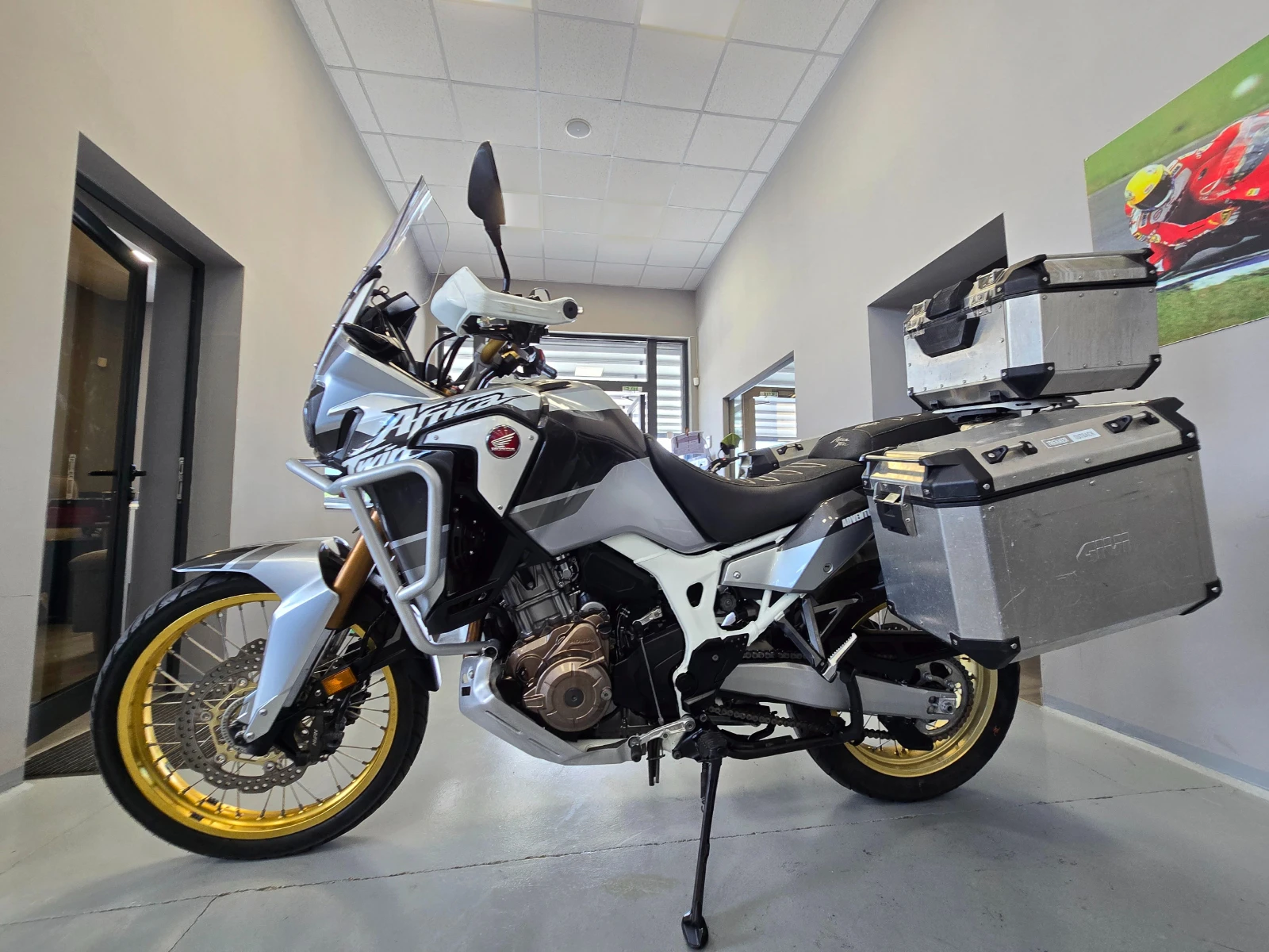 Honda Crf 1000ie, Adventure, Подгрев, 3 куфара!, снимка 6 - Мотоциклети и мототехника - 55196340