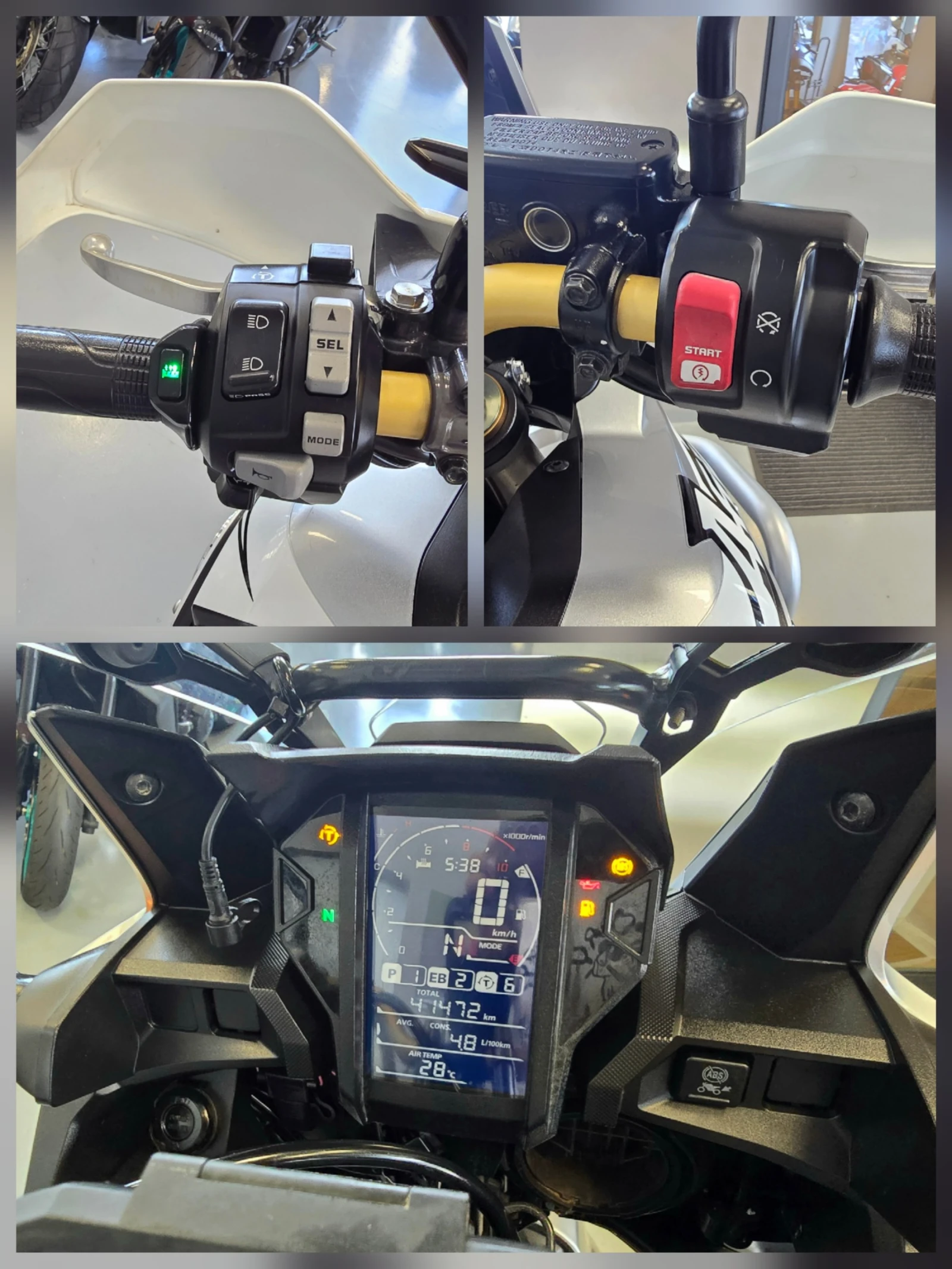 Honda Crf 1000ie, Adventure, Подгрев, 3 куфара!, снимка 15 - Мотоциклети и мототехника - 55196340