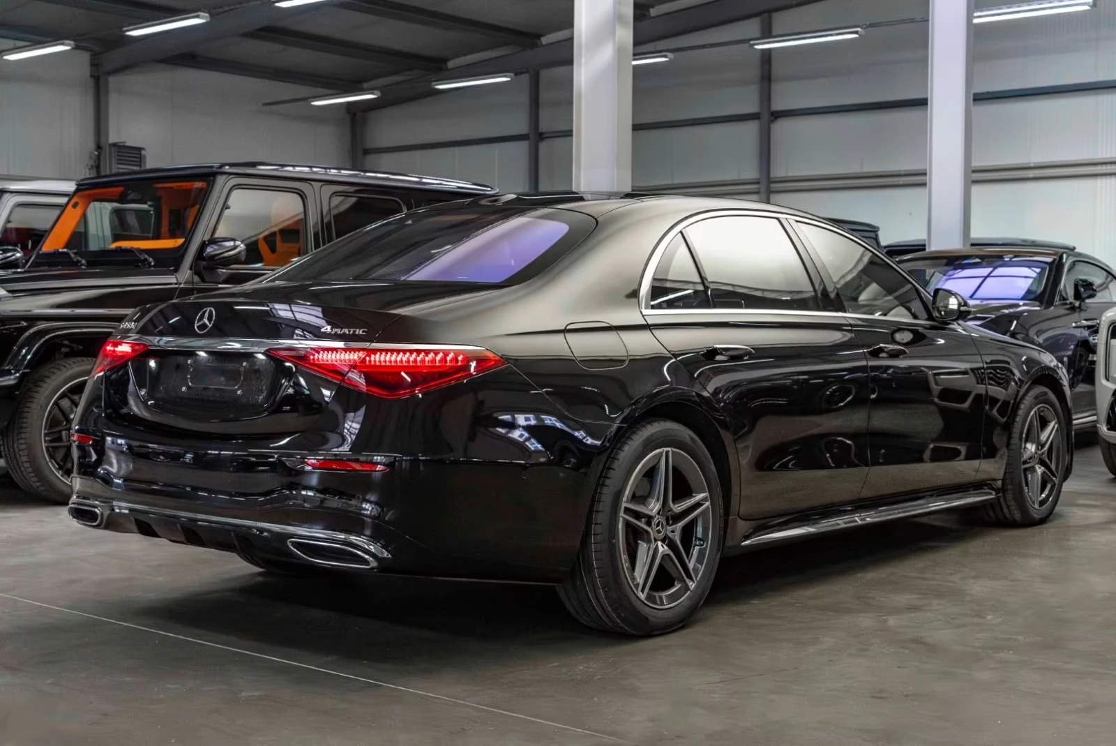 Mercedes-Benz S 450 d 4-MATIC LONG AMG TV BURMESTER PANORAMA, снимка 3 - Автомобили и джипове - 54194496