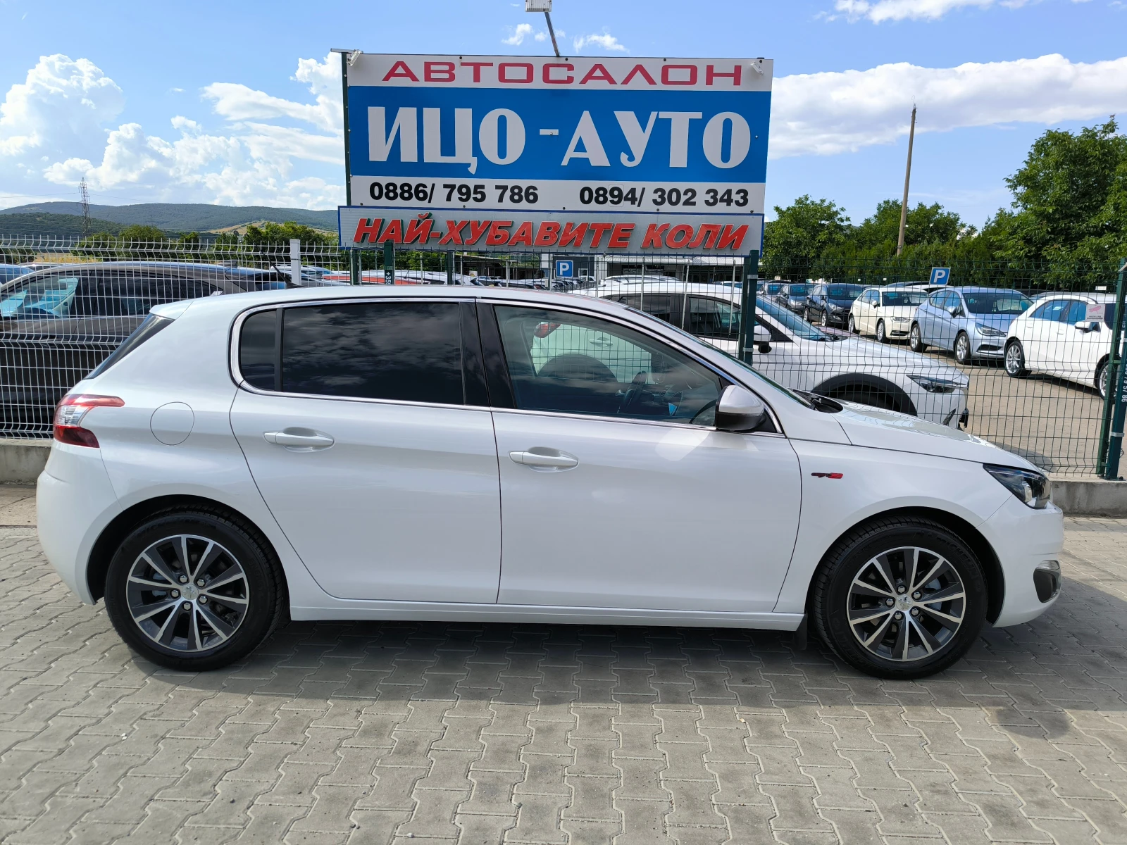 Peugeot 308 1, 6-116к.6скор.НАВИ, GT-LAiN, LED, FACELiFT, EBPO, снимка 7 - Автомобили и джипове - 54961331