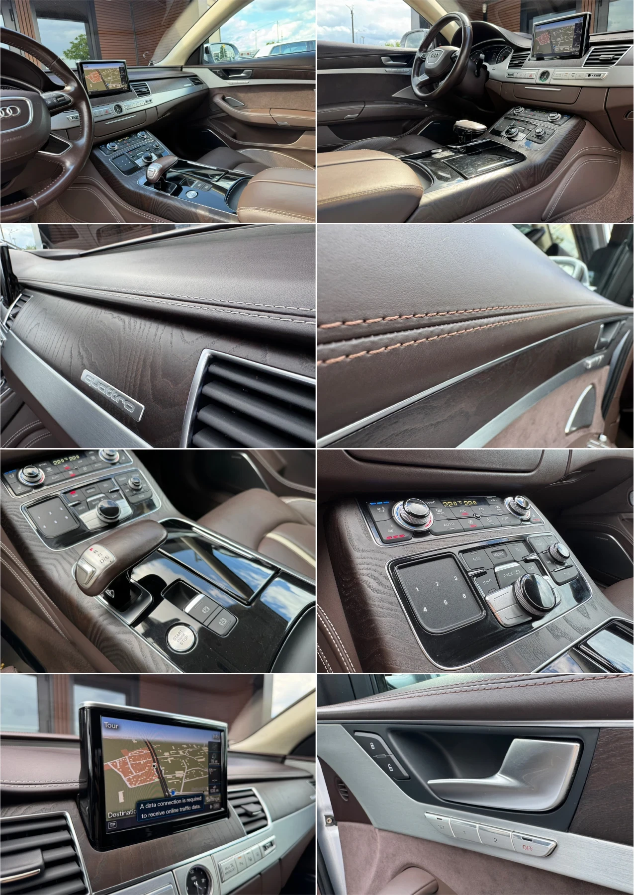Audi A8 Matrix* BANG&OLUFSEN* Head Up* Design Selection, снимка 16 - Автомобили и джипове - 55307205