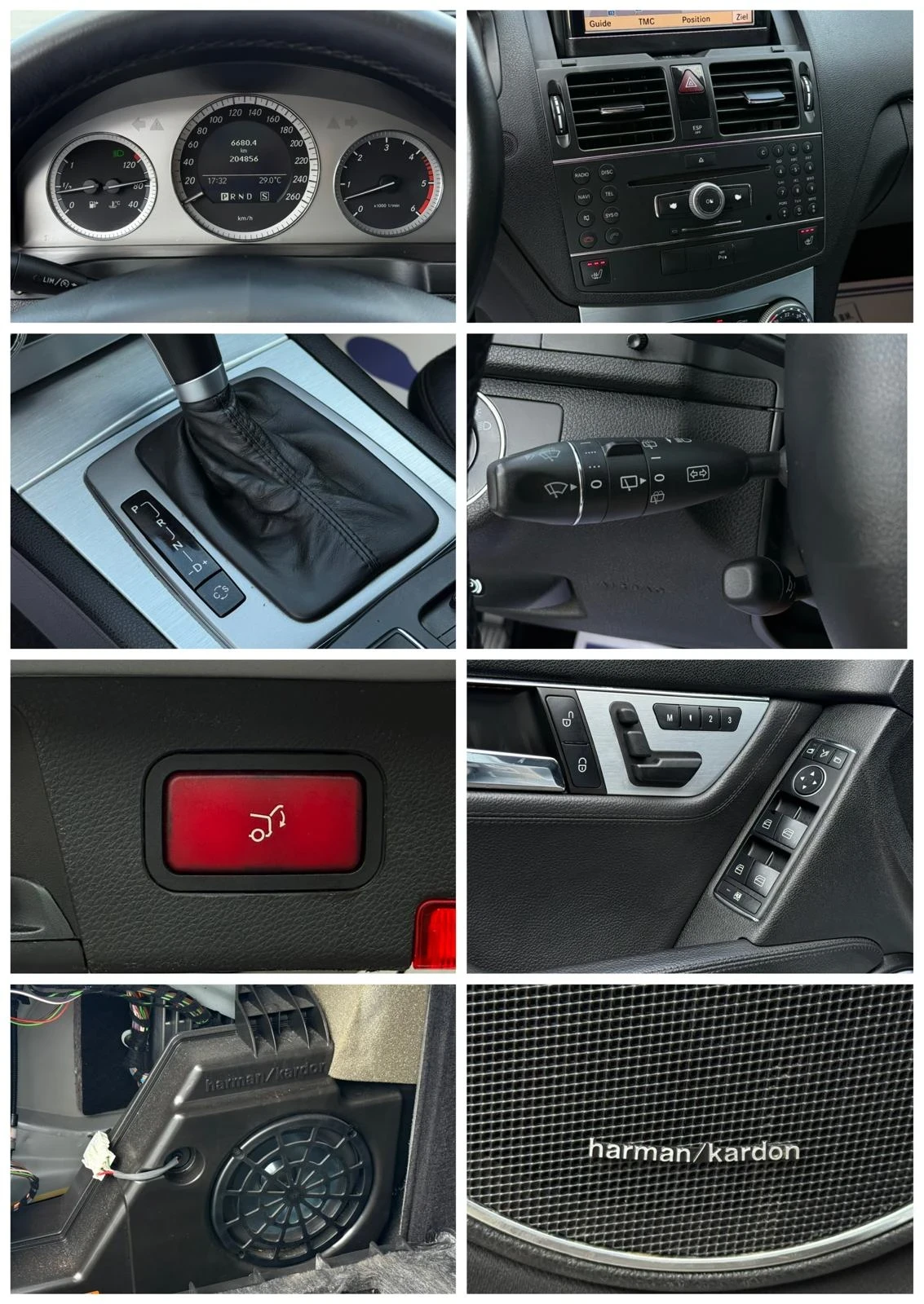 Mercedes-Benz C 320 224hp * Нави* Автомат* Кожа* , снимка 16 - Автомобили и джипове - 55328511