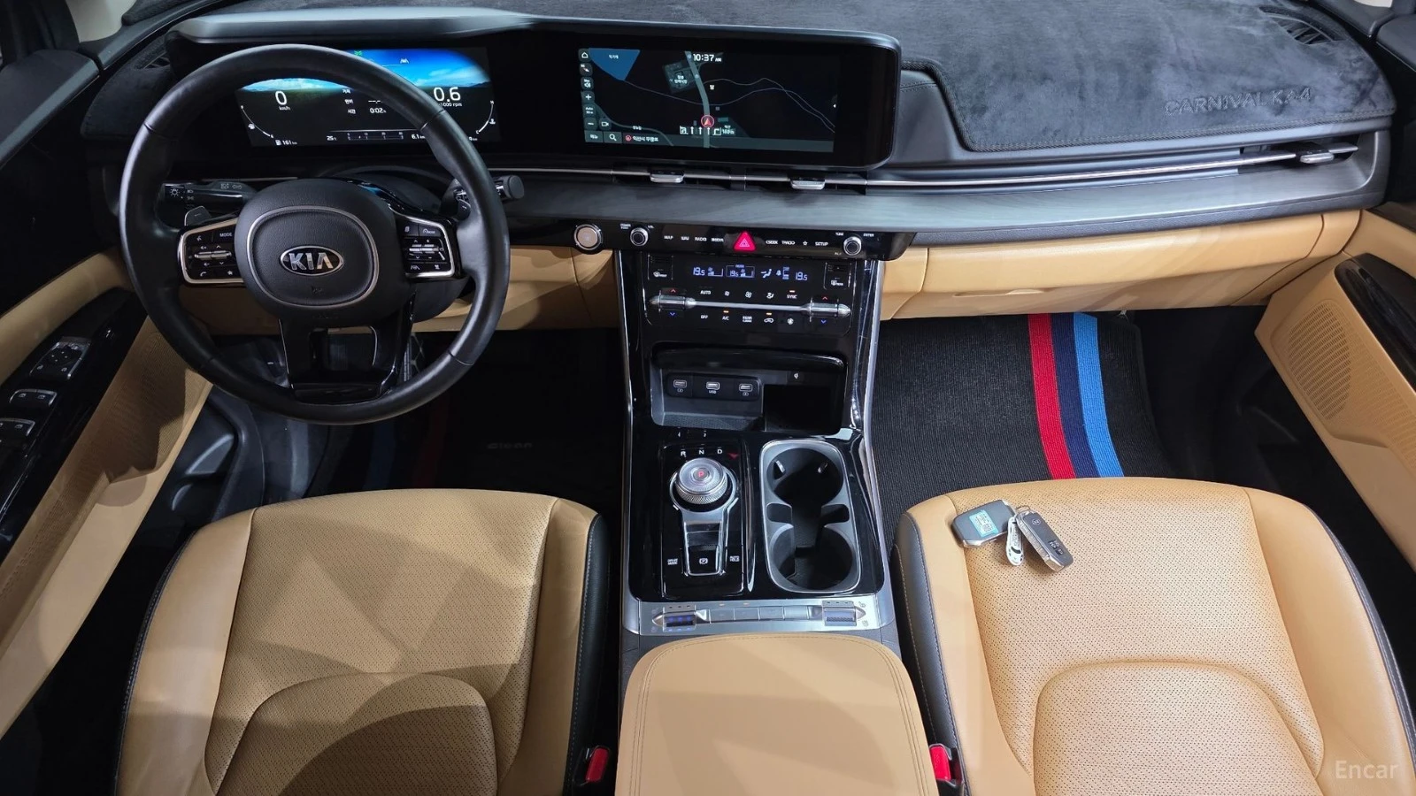 Kia Carnival 3.5* NOBLESSE* ПОДГРЕВ* ОБДУХВАНЕ* 360* , снимка 6 - Автомобили и джипове - 55680450