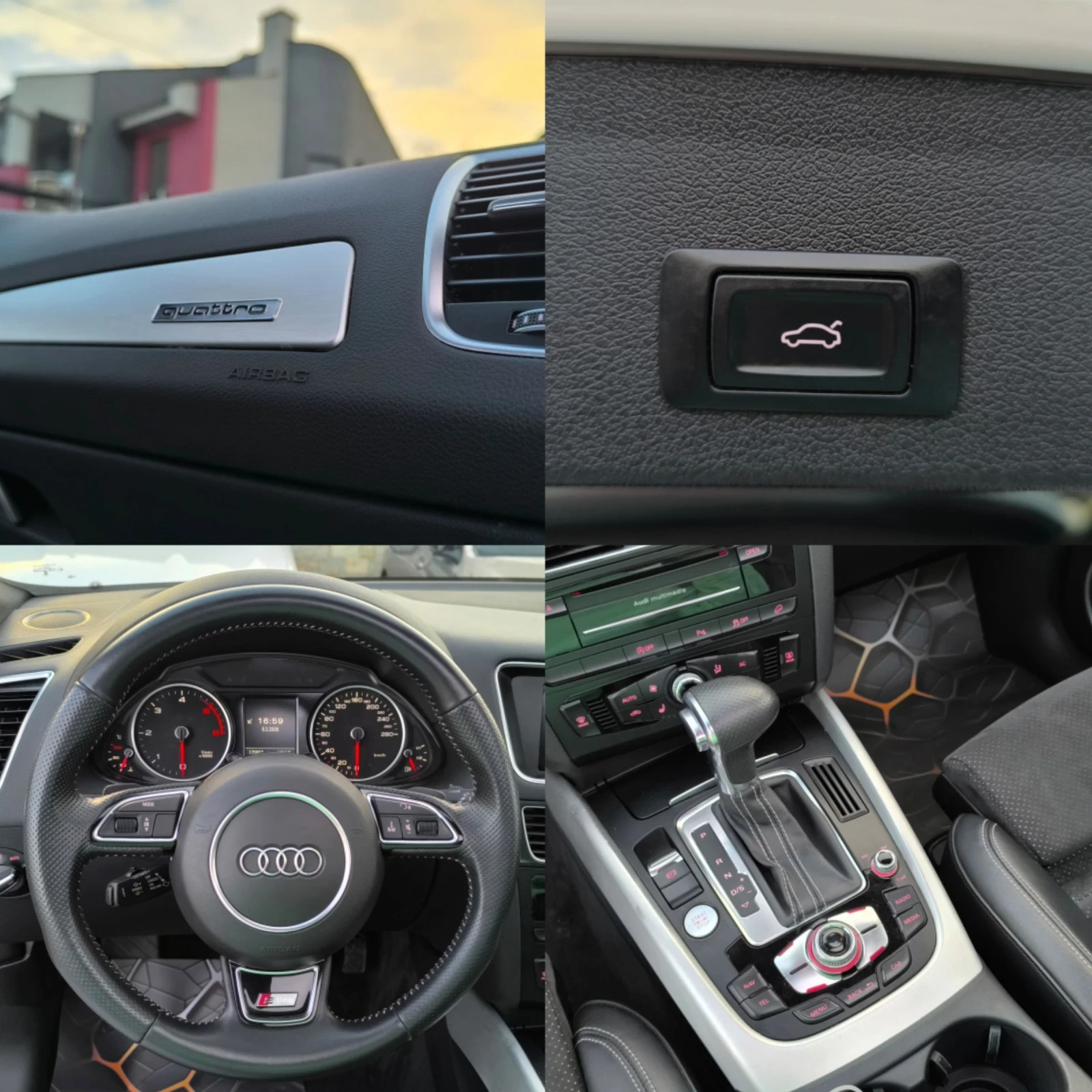 Audi Q5 3.0TDI 3XS-LINE B&O KEYLESS ПАНОРАМА ГЕРМАНИЯ , снимка 12 - Автомобили и джипове - 53773335