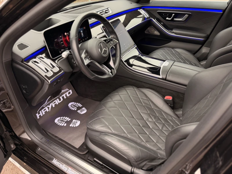 Mercedes-Benz S 400 d= 4MATIC= 63 AMG= EXCLUSIVE= ПАНОРАМА= 360* КАМЕР, снимка 9 - Автомобили и джипове - 53513307