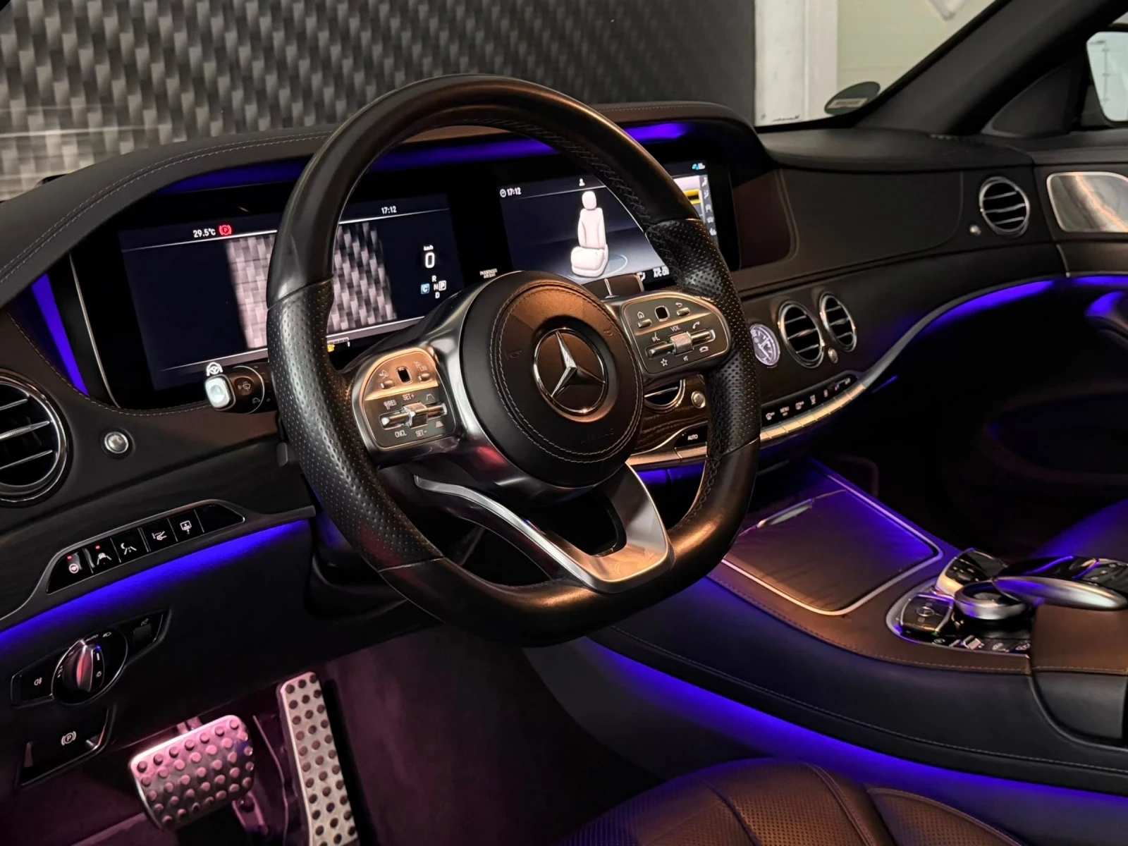 Mercedes-Benz S 400 Mercedes S400d LongAMGChauffeurBURMESTER360PANORAM, снимка 12 - Автомобили и джипове - 55441108