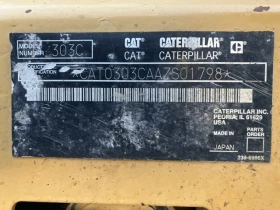 Багер Cat 303CCR / ПЕРФЕКТЕН ТЕХНИЧЕСКИ / НАЛИЧЕН !!, снимка 11