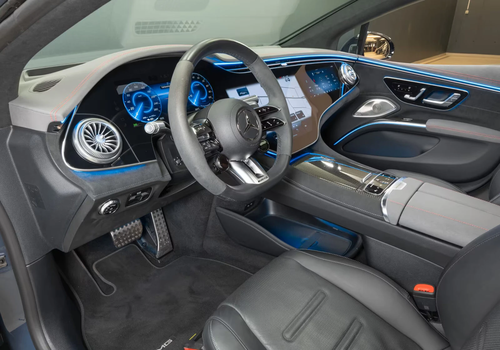 Mercedes-Benz EQS 53AMG/658HP/4M+ /DIG.LIGHT/PANO/360/DISTRONIC/340f | Mobile.bg   11