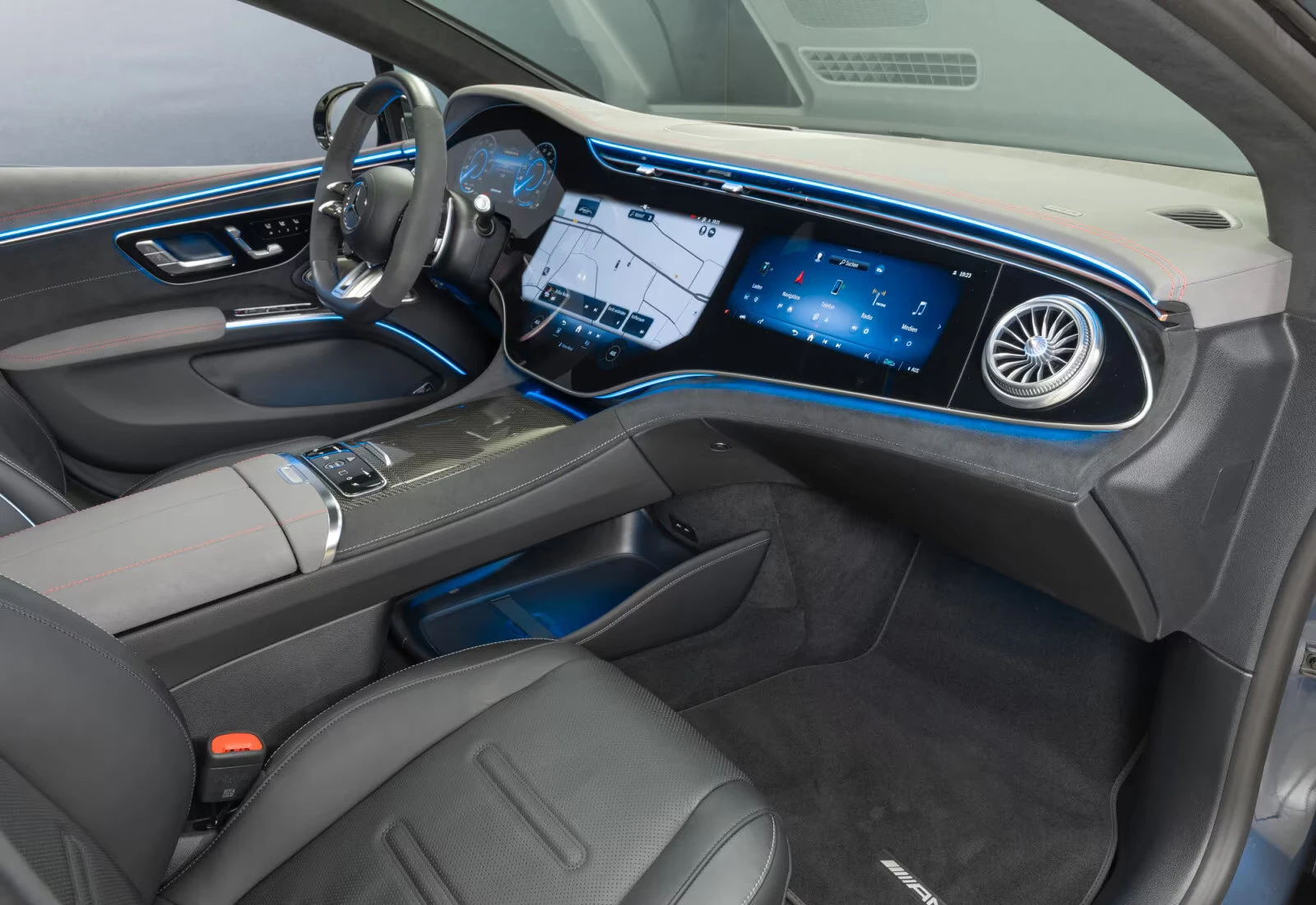 Mercedes-Benz EQS 53AMG/658HP/4M+ /DIG.LIGHT/PANO/360/DISTRONIC/340f | Mobile.bg   14