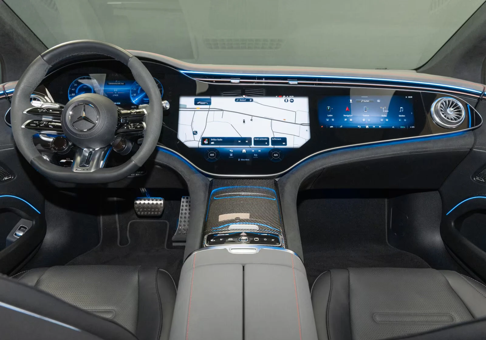 Mercedes-Benz EQS 53AMG/658HP/4M+ /DIG.LIGHT/PANO/360/DISTRONIC/340f | Mobile.bg   12