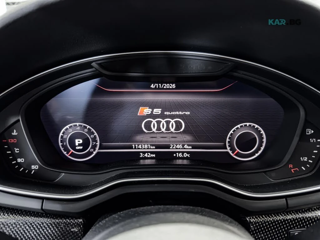 Audi S5 CARBON PACK * TECHNIK * АвтоКредит * (ЦЕНА ДО БГ), снимка 12 - Автомобили и джипове - 54897368