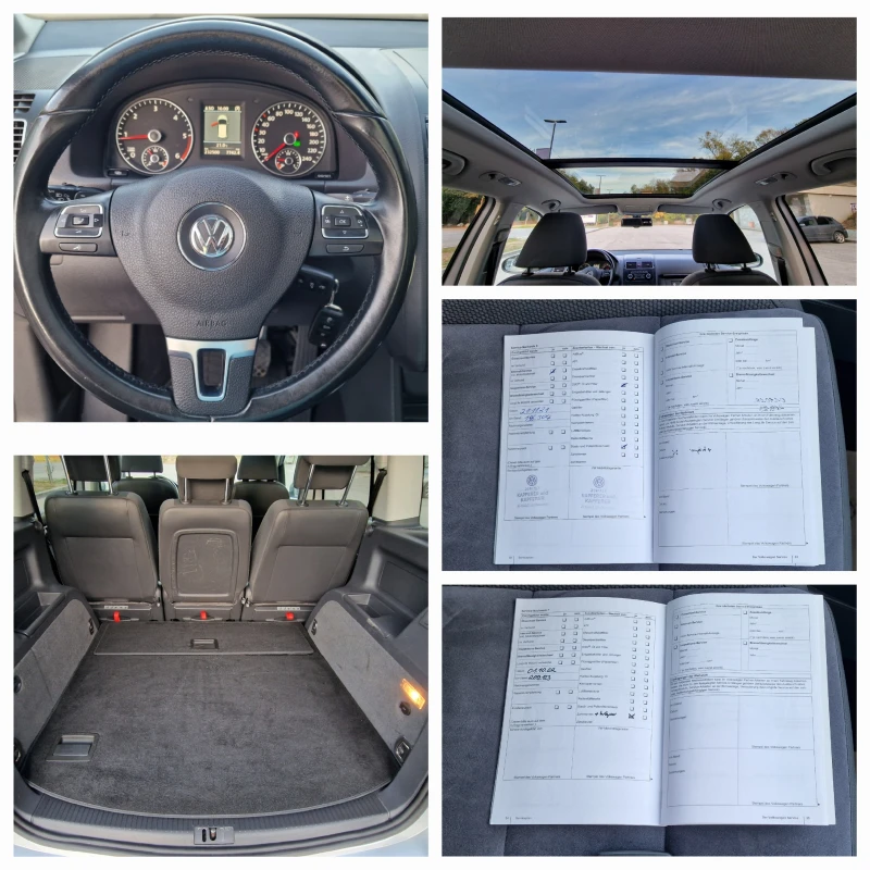 VW Touran 2.0tdi/140к.с./Панорама* Всички екстри* , снимка 17 - Автомобили и джипове - 47464322