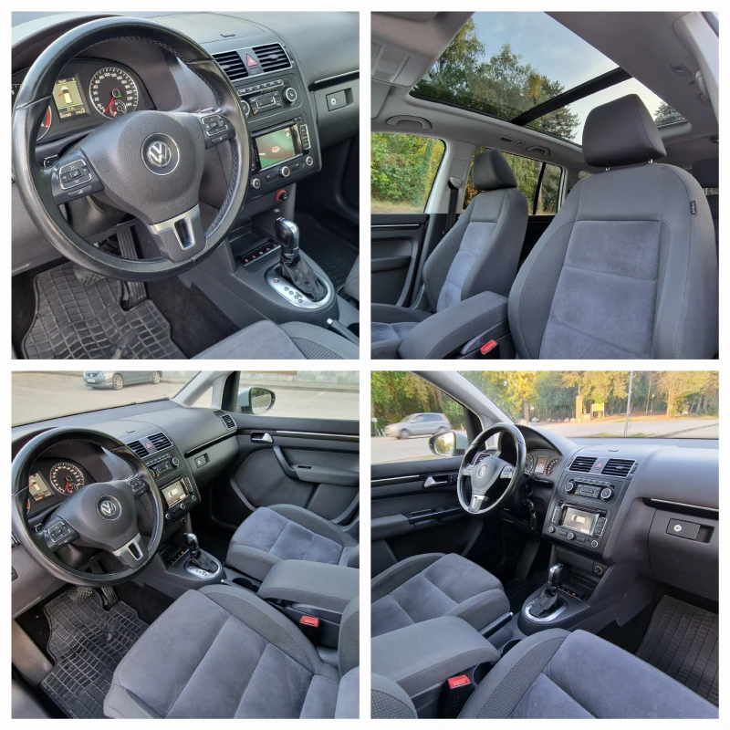 VW Touran 2.0tdi/140к.с./Панорама* Всички екстри* , снимка 14 - Автомобили и джипове - 47464322