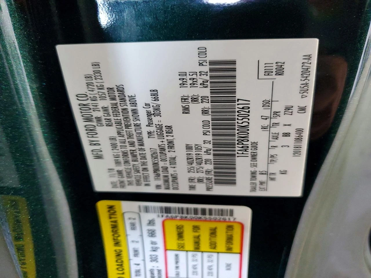 Ford Mustang Bullitt Fastback, снимка 12 - Автомобили и джипове - 54244329