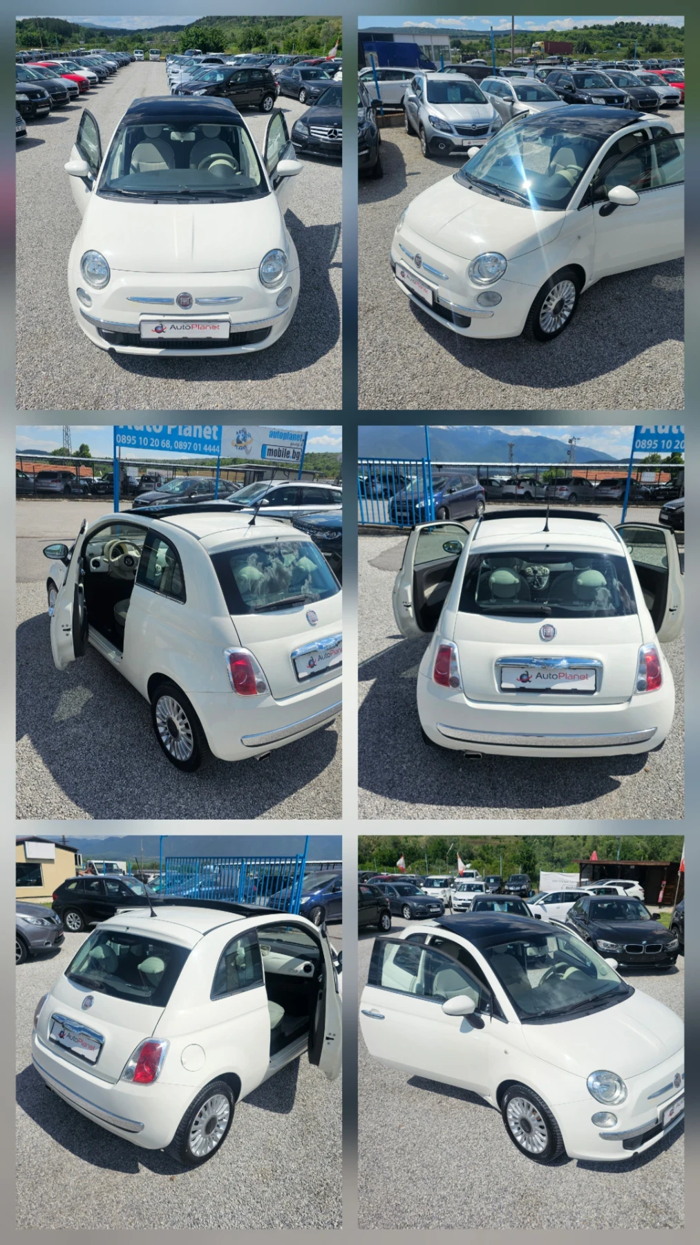 Fiat 500 1.2 benzin, снимка 14 - Автомобили и джипове - 54679811