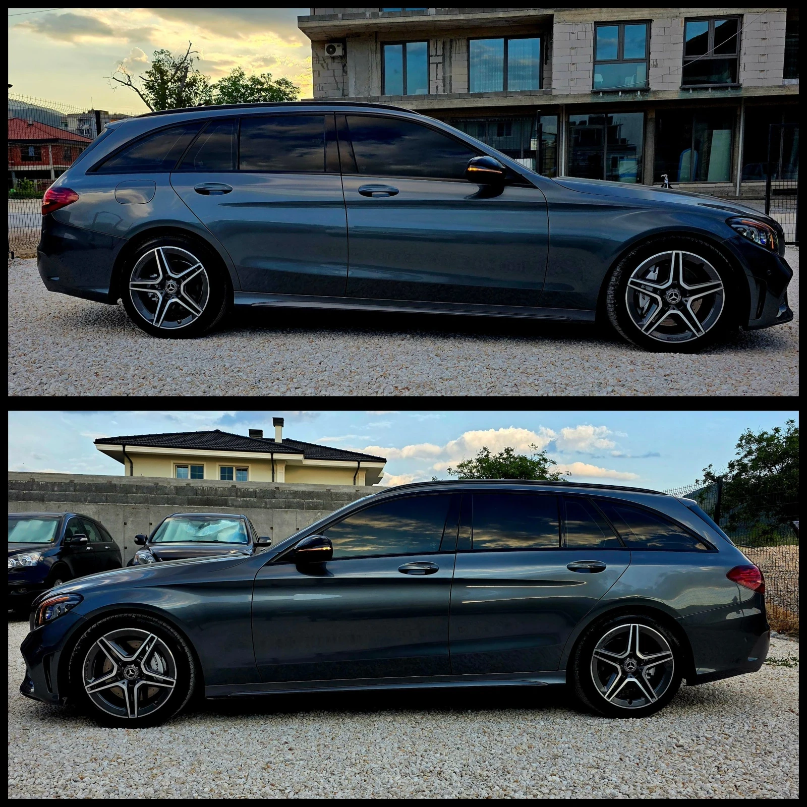 Mercedes-Benz C 220 AMG-Lein Sadow-Lein  C300d 245ks Burmester , снимка 7 - Автомобили и джипове - 55052989