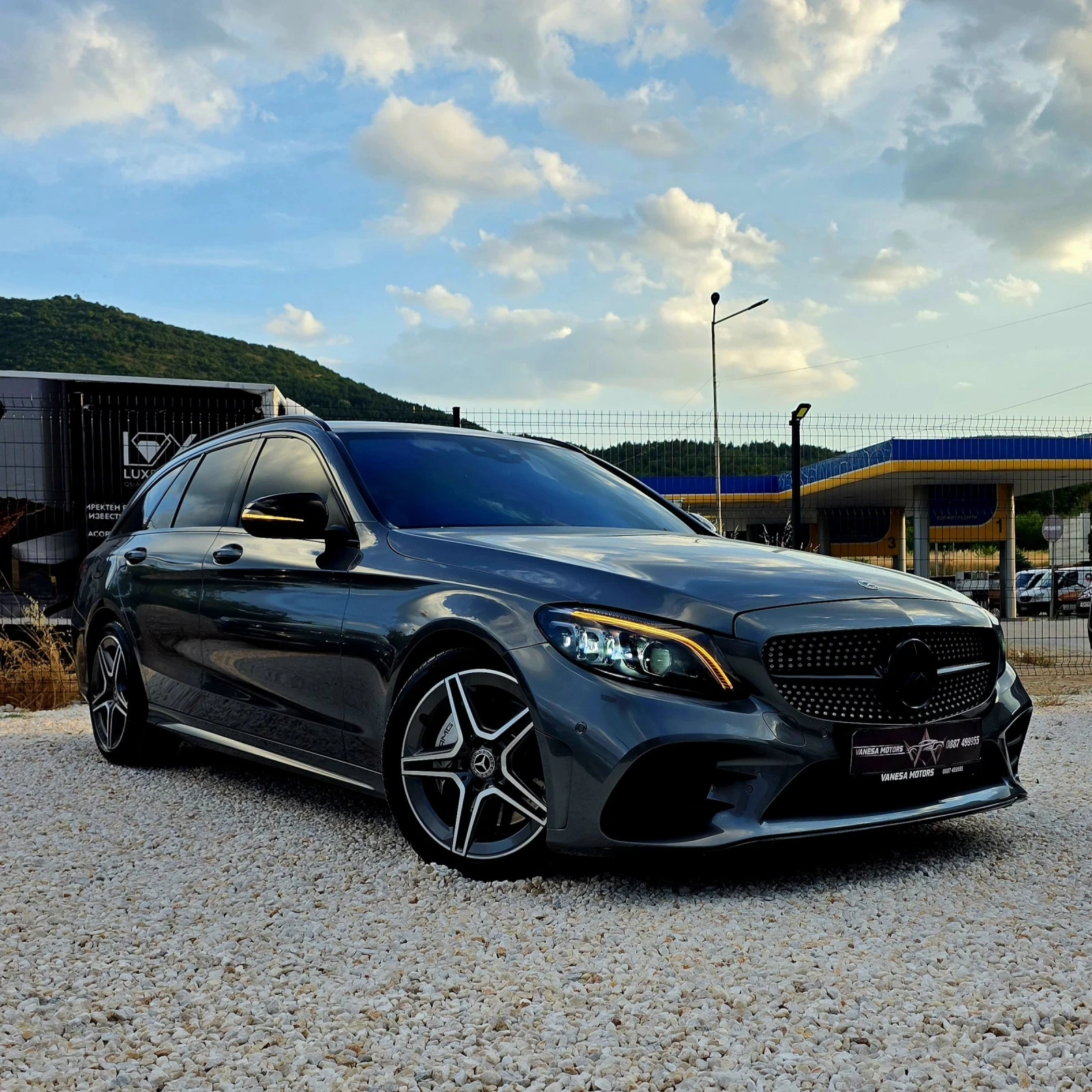 Mercedes-Benz C 220 AMG-Lein Sadow-Lein  C300d 245ks Burmester , снимка 3 - Автомобили и джипове - 55052989