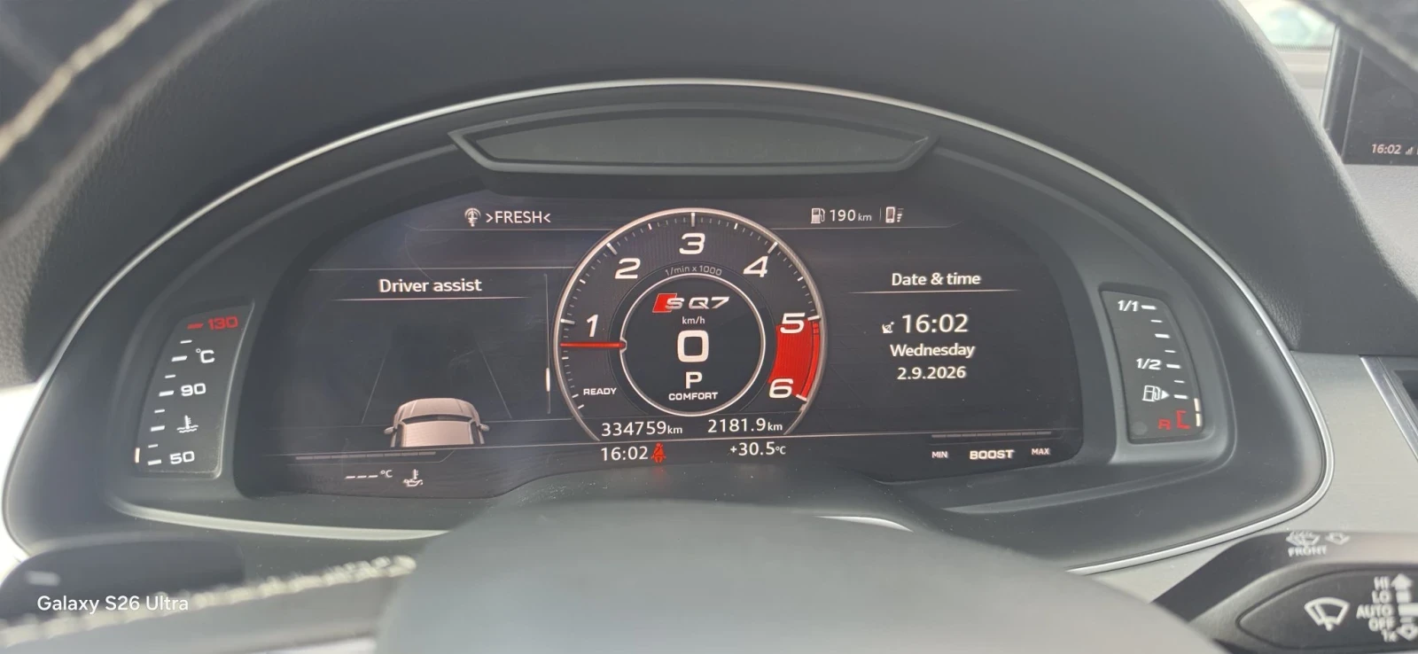 Audi SQ7 4.0 TDI Matrix, снимка 13 - Автомобили и джипове - 54923302