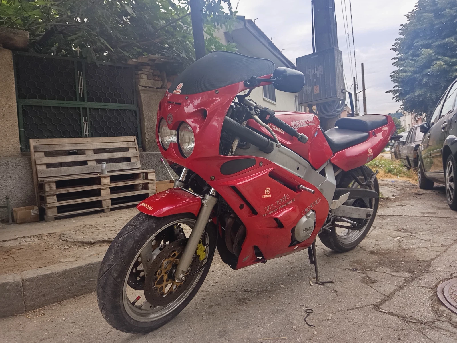 Yamaha Fzr 600 e box frame, снимка 3 - Мотоциклети и мототехника - 55606529