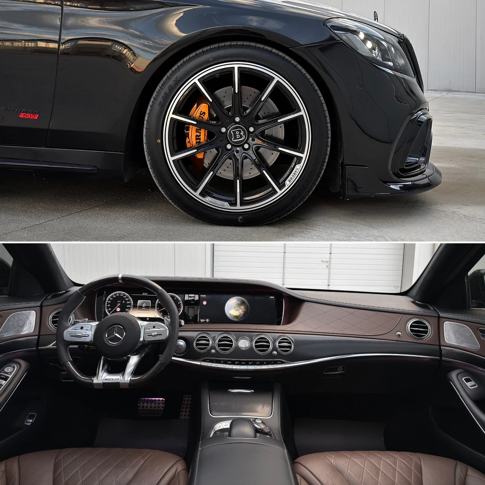 Mercedes-Benz S 500 BRABUS 800 / FACELIFT / PANO / BURMASTER / 3xTV - изображение 9