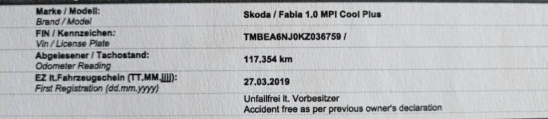 Skoda Fabia 1.0 MPI FACE LIFT, снимка 16 - Автомобили и джипове - 25348281