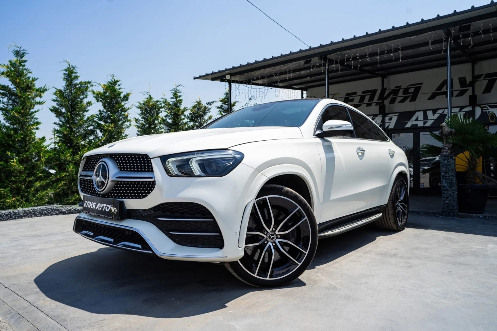 Mercedes-Benz GLE 400 D 4MATIC FULL AMG LINE ПАНО BURMEISTER ЛИЗИНГ 100%, снимка 1