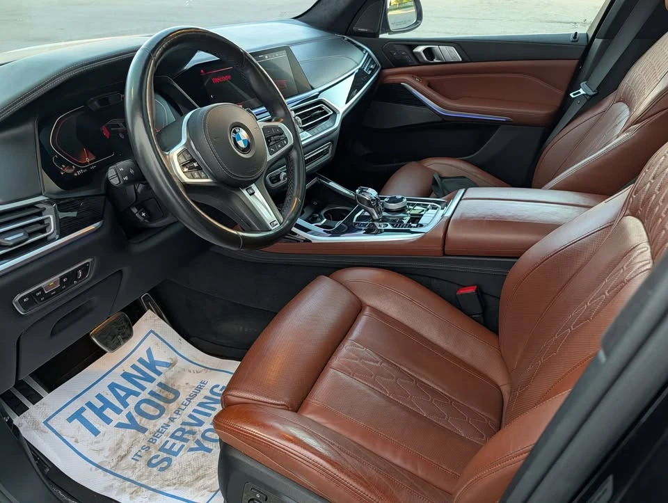 BMW X7 * M50i* АВТОКРЕДИТ БЕЗ ПЪРВОНАЧАЛНА ВНОСКА* , снимка 13 - Автомобили и джипове - 55941195
