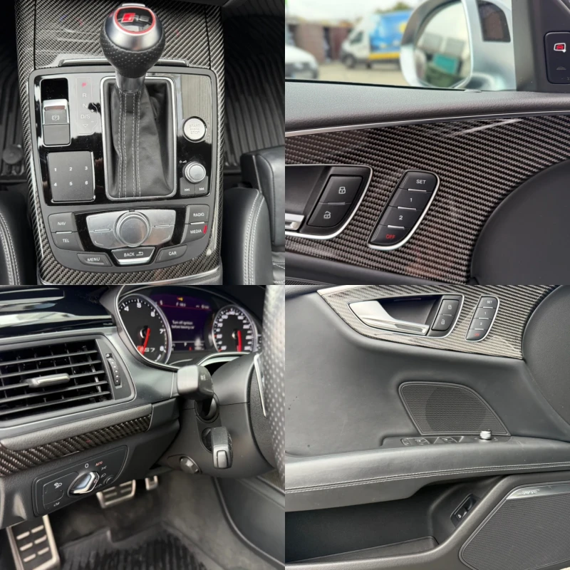 Audi Rs7 4.0V8TFSI+ Bose+ Matrix+ Подгрев+ Шибидах+ Камера, снимка 17 - Автомобили и джипове - 51877781
