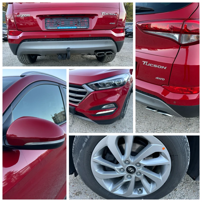 Hyundai Tucson 2.0CRDI* 4WD* TOP* 05.12.2017* 109200KM, снимка 17 - Автомобили и джипове - 47882561