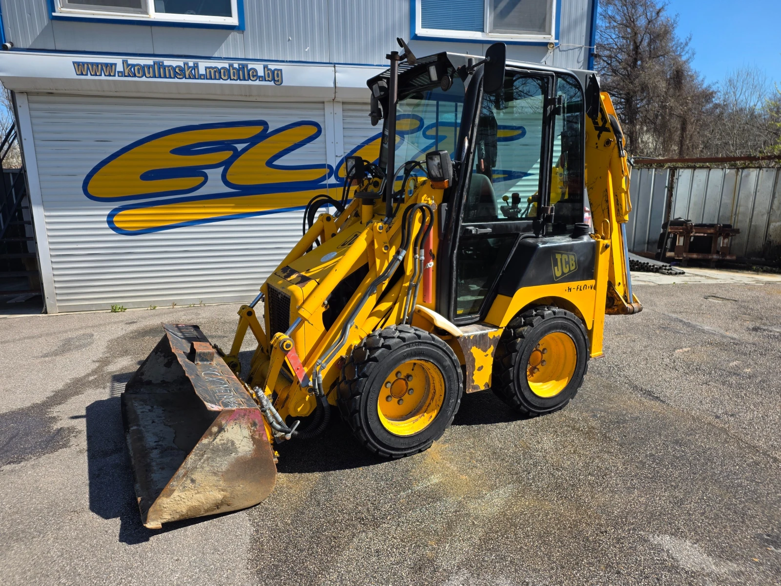 Багер JCB 1-CX-ПАРНО-ЗАТВОРЕН