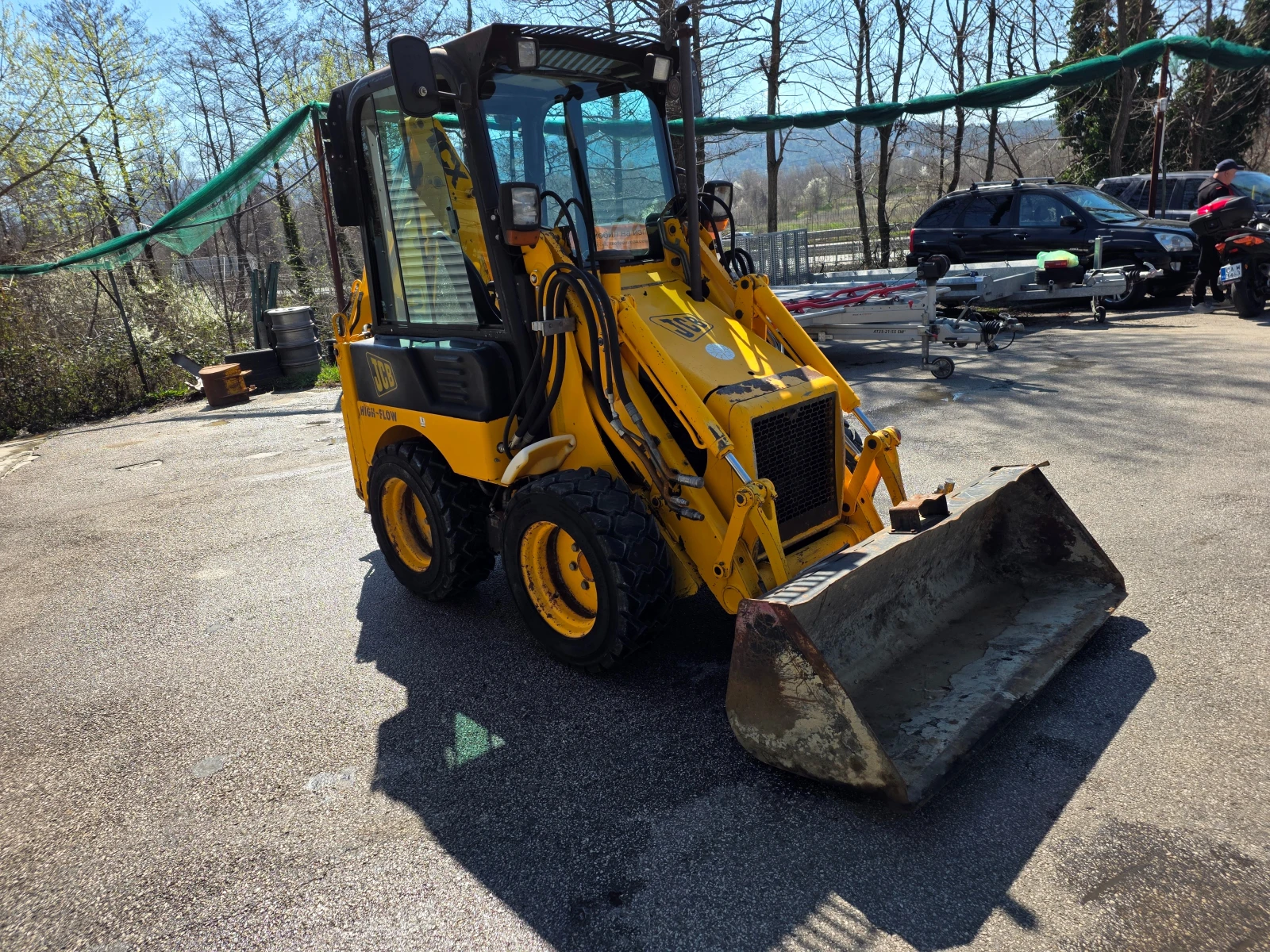 Багер JCB 1-CX-ПАРНО-ЗАТВОРЕН, снимка 4 - Индустриална техника - 54111642