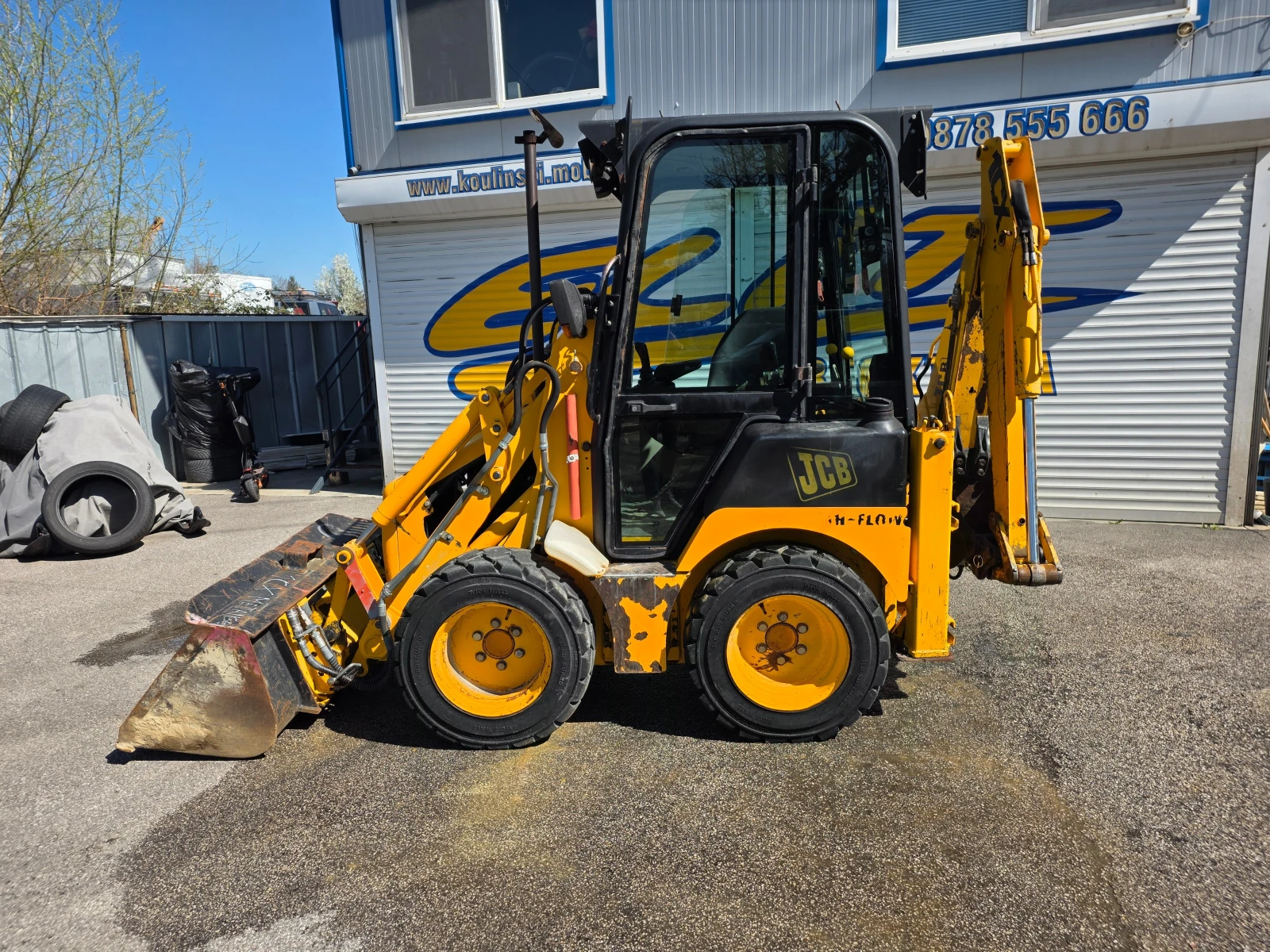 Багер JCB 1-CX-ПАРНО-ЗАТВОРЕН, снимка 8 - Индустриална техника - 54111642