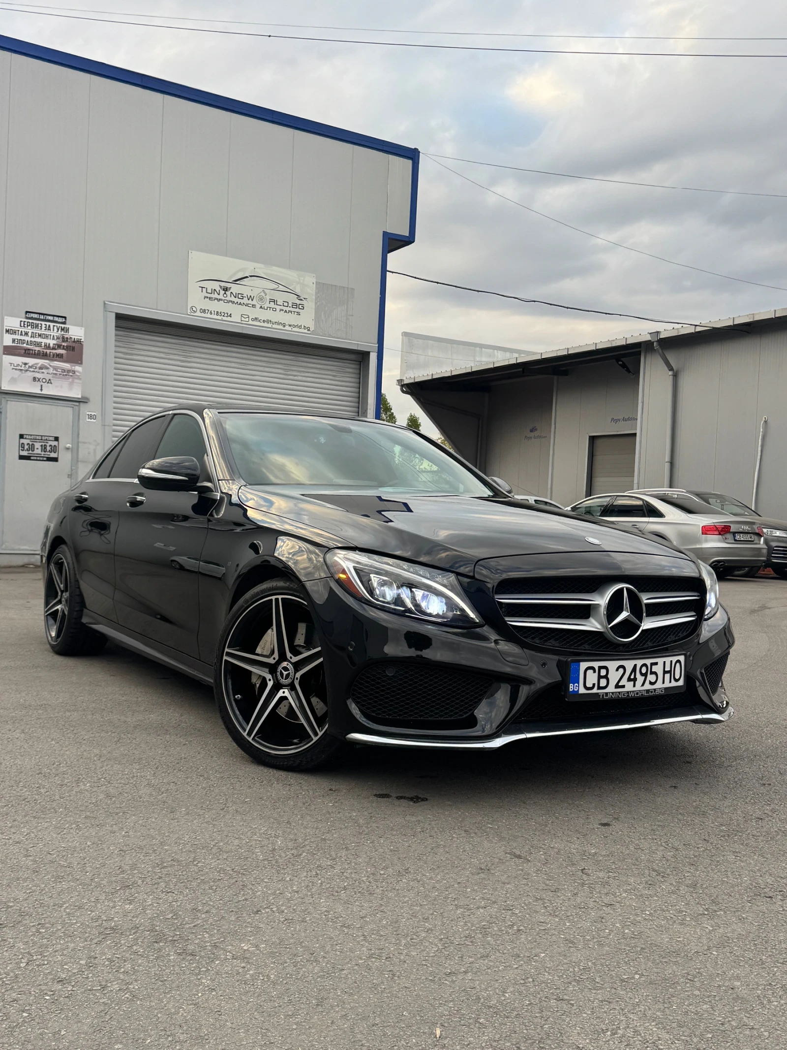 Mercedes-Benz C 400 152хил!!! AMG Pack Burmaster , снимка 1