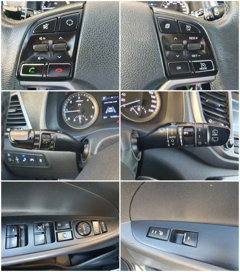 Hyundai Tucson 1.7 CRDi АВТОМАТИК КАМЕРА NAVI КОЖА LED, снимка 12 - Автомобили и джипове - 51546843