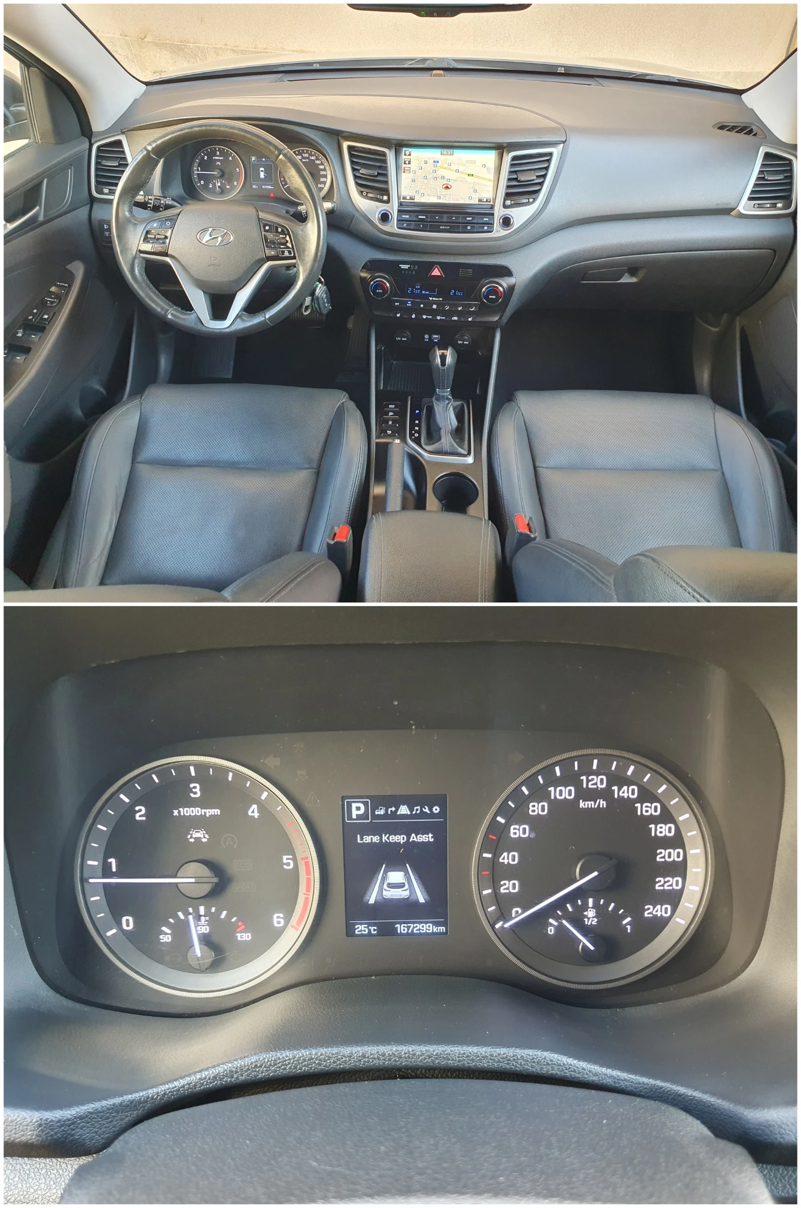 Hyundai Tucson 1.7 CRDi АВТОМАТИК КАМЕРА NAVI КОЖА LED - изображение 9