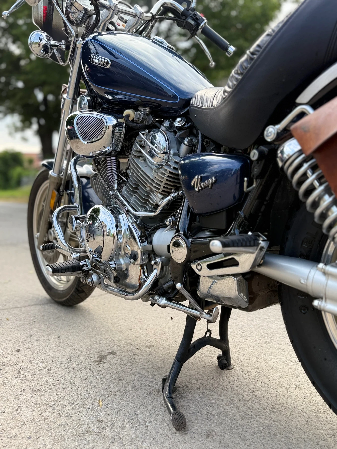 Yamaha Virago 750 Swiss 23 000км - изображение 9