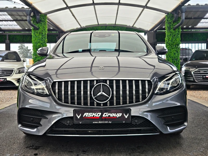 Mercedes-Benz E 220 AMG/4MAT/9G/DISTR/HUD/САМERA/ПОДГРЕВ/CAR PLAY/LIZI, снимка 2 - Автомобили и джипове - 52640387