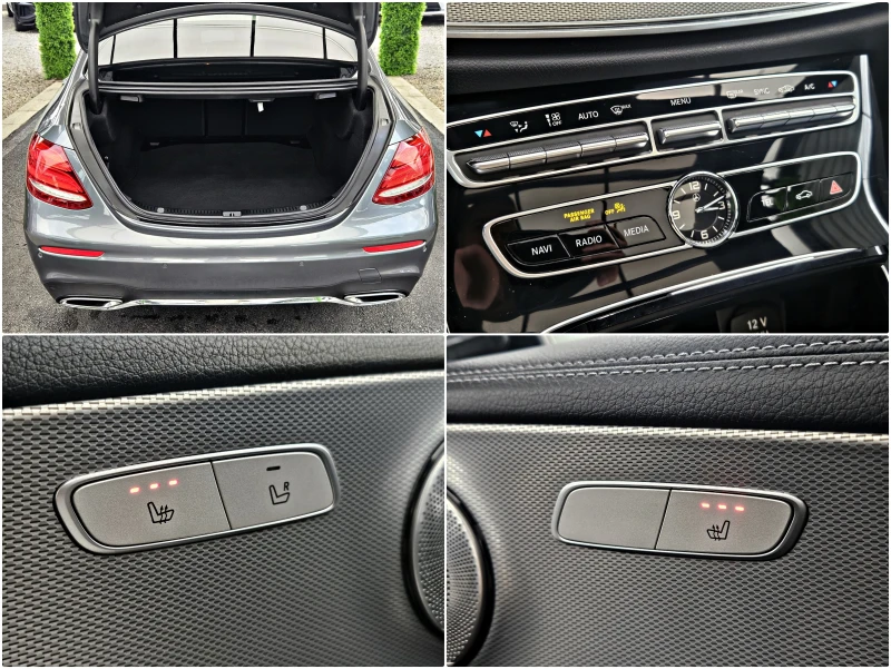 Mercedes-Benz E 220 AMG/4MAT/9G/DISTR/HUD/САМERA/ПОДГРЕВ/CAR PLAY/LIZI, снимка 13 - Автомобили и джипове - 52640387