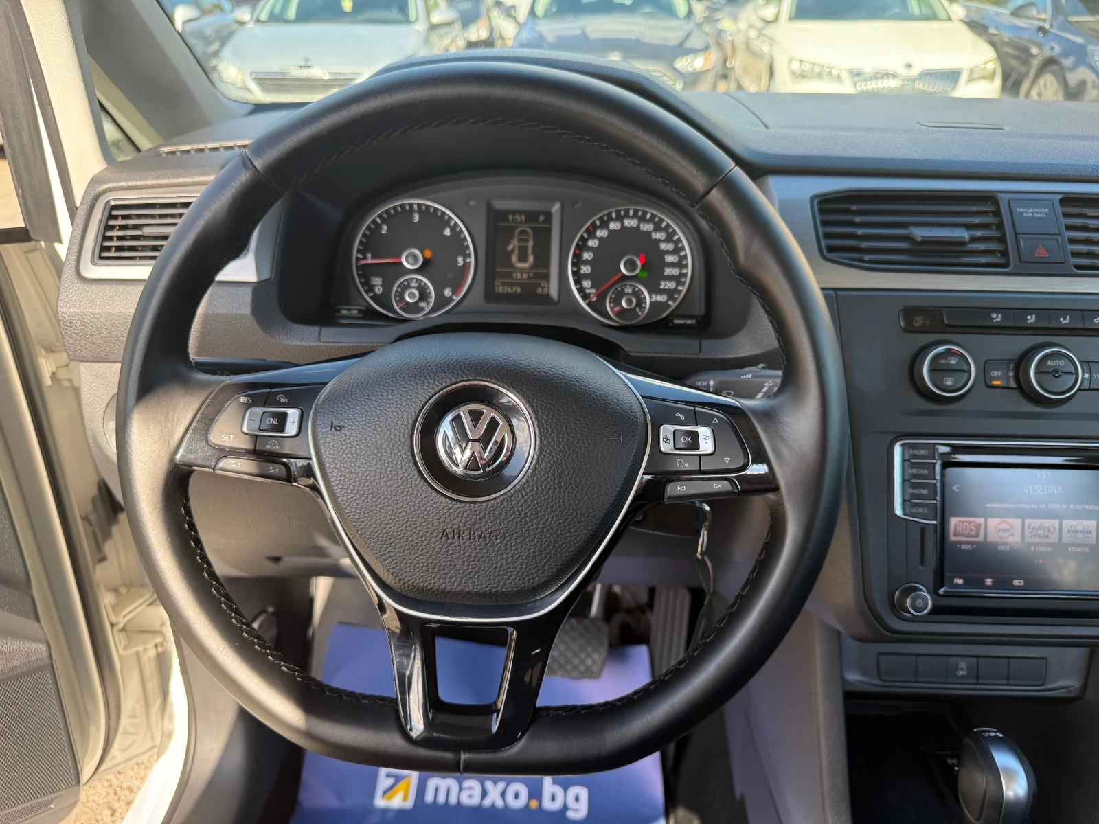 VW Caddy 2.0 tdi DSG 150kc. Дистроник - изображение 9